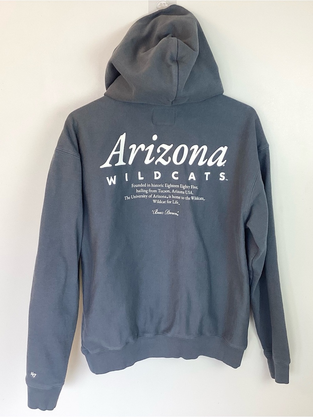 ‘47 Brand University of Arizona Wildcats 2 Sided Hoodie - Gray - S